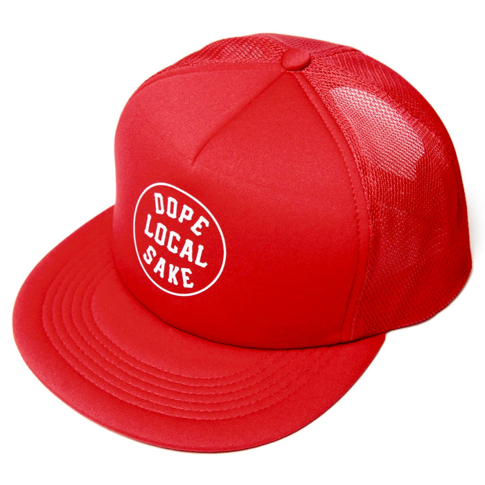 【MESH CAP】DOPE LOCAL SAKE/レッド