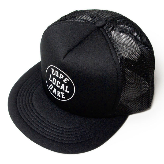 【MESH CAP】DOPE LOCAL SAKE／ブラック