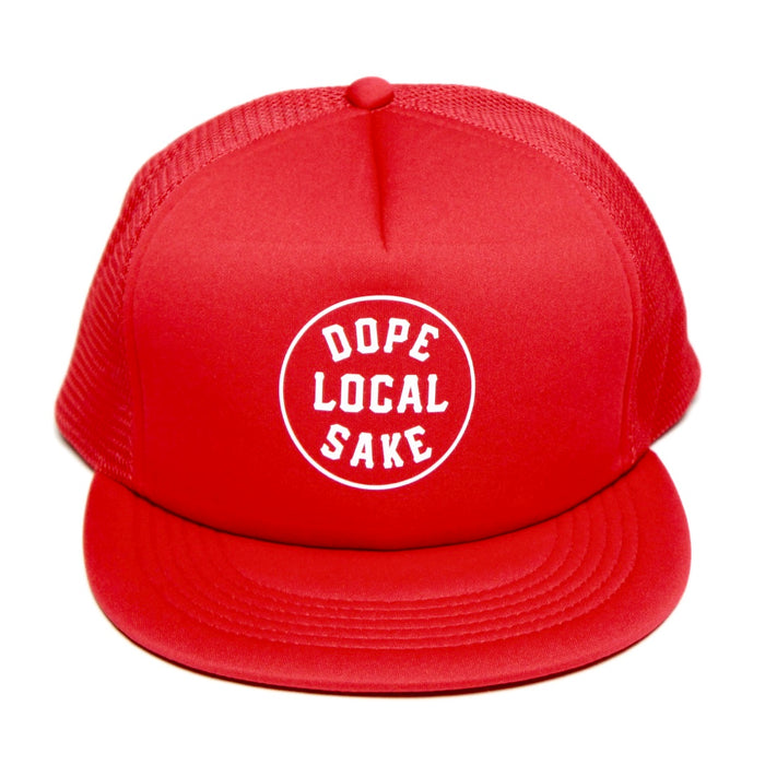 【MESH CAP】DOPE LOCAL SAKE／レッド