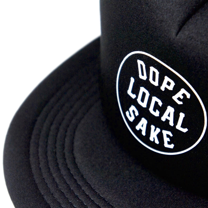 【MESH CAP】DOPE LOCAL SAKE／ブラック